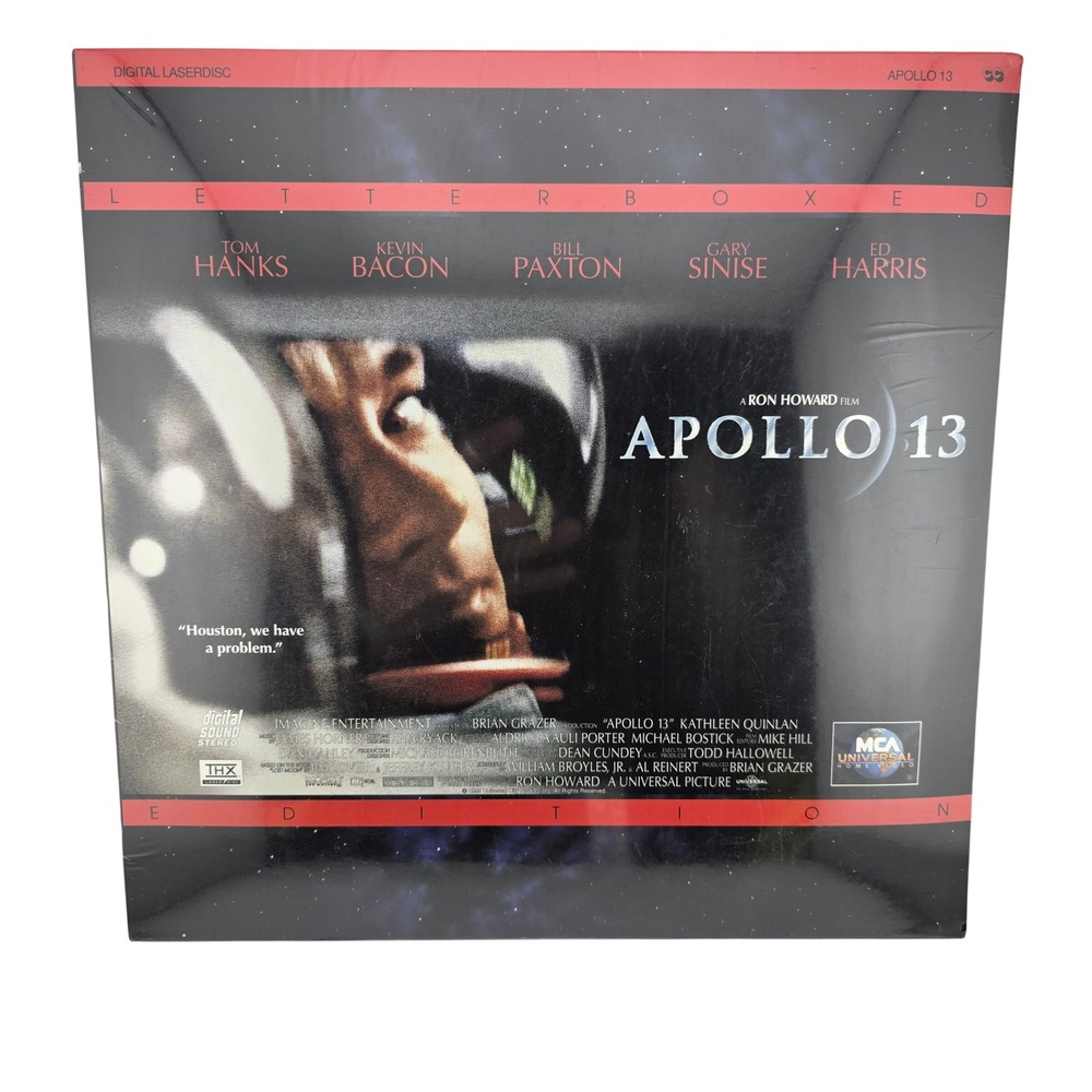 MCA Universal Apollo 13 Letterboxed Edition LaserDisc 1995 Movie THX NEW Saeled